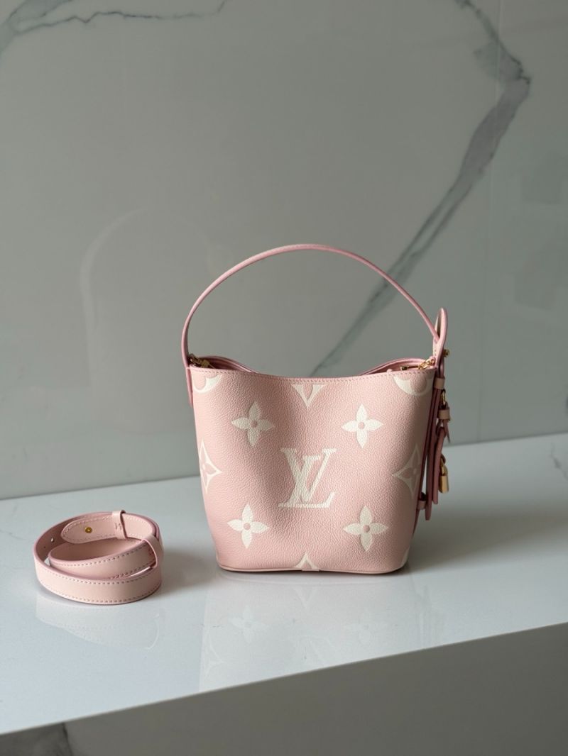 Louis Vuitton LV All In BB in Monogram Empreinte leather M13480 Pink / Quartz