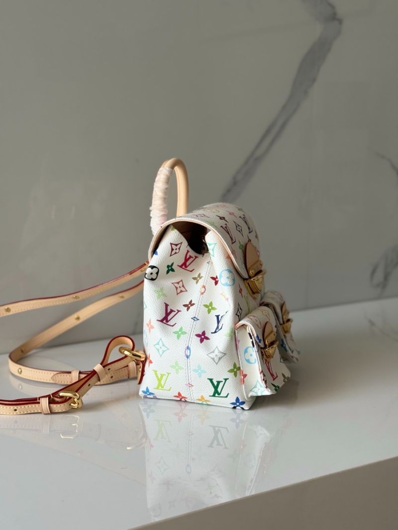 Louis Vuitton LV x TM Venice Backpack M13081 LV x Murakami Multicolored White Limited Edition 