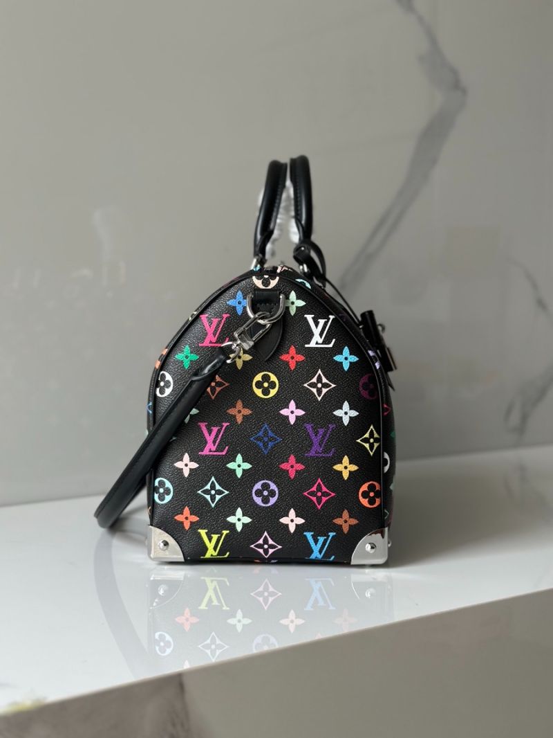 Louis Vuitton LV x TM Speedy Soft 30 M13257 LV x Murakami collection Multicolored Black