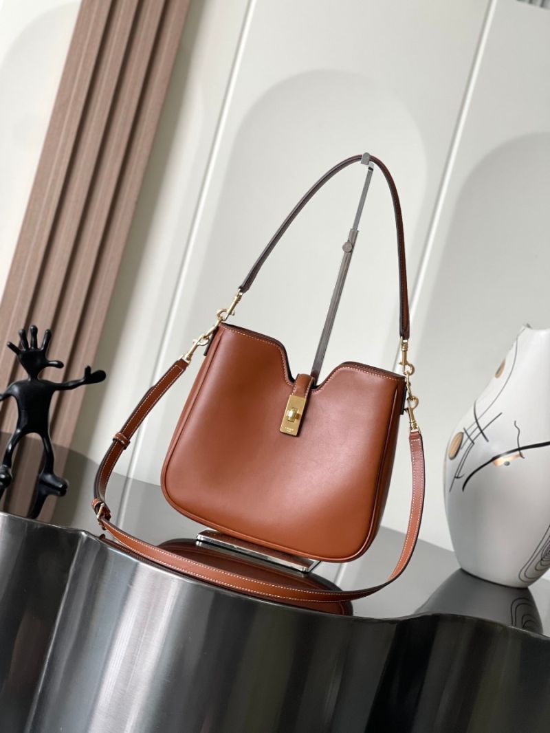 Celine Small Camille 16 Soft Bag In Smooth Calfskin 120693 Tan