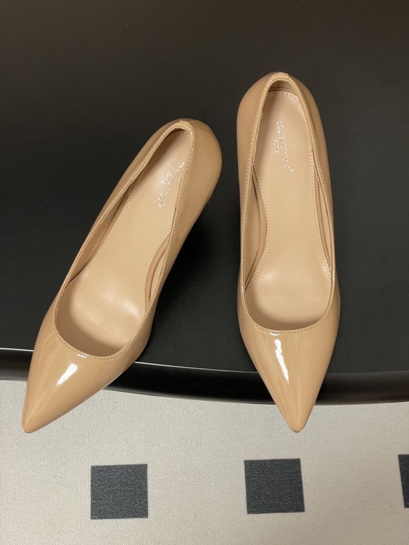 LOUIS VUITTON LV GALA PUMP 85MM PATENT CALF 1AINO0 NUDE