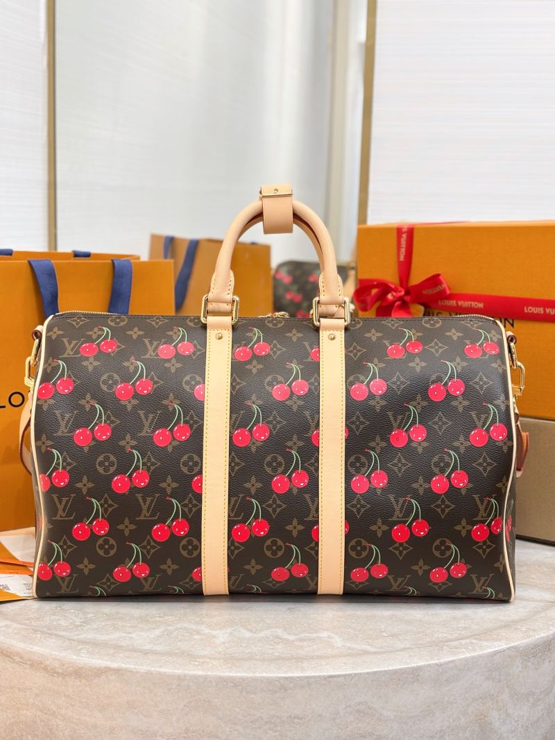 Louis Vuitton LV x TM Keepall Bandoulière 45 M13764 cherry motifs