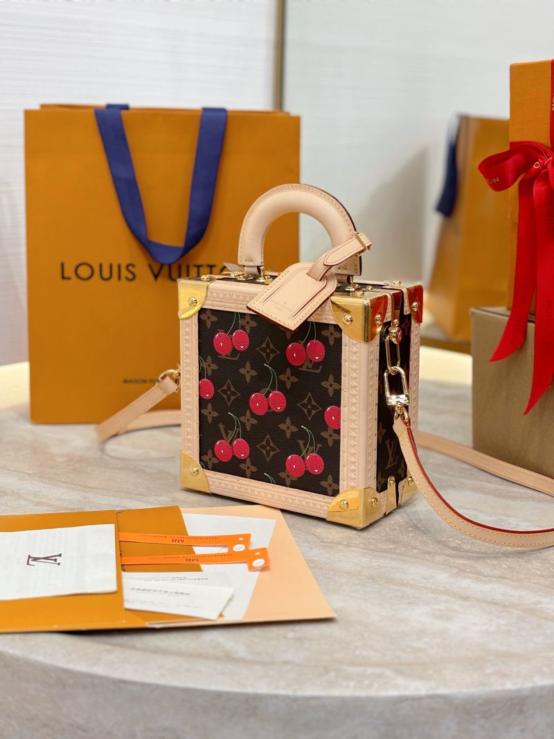 Louis Vuitton LV x TM Mini Square Trunk Cherry M14040 Limited Edition