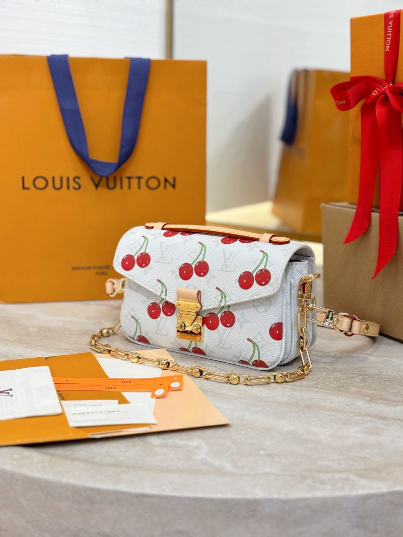 Louis Vuitton LV x TM Pochette Métis East West M14231 Monogram cherry