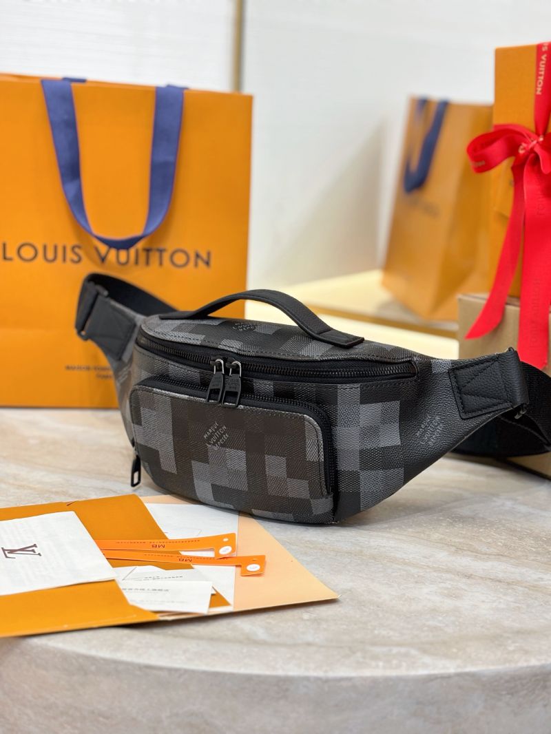 Louis Vuitton LV Rush Bumbag M14920 Damoflage Black canvas