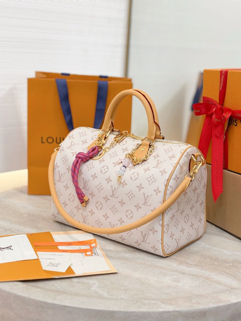 Louis Vuitton LV Speedy Soft 30 Lucky M15108 Monogram Dune Pink