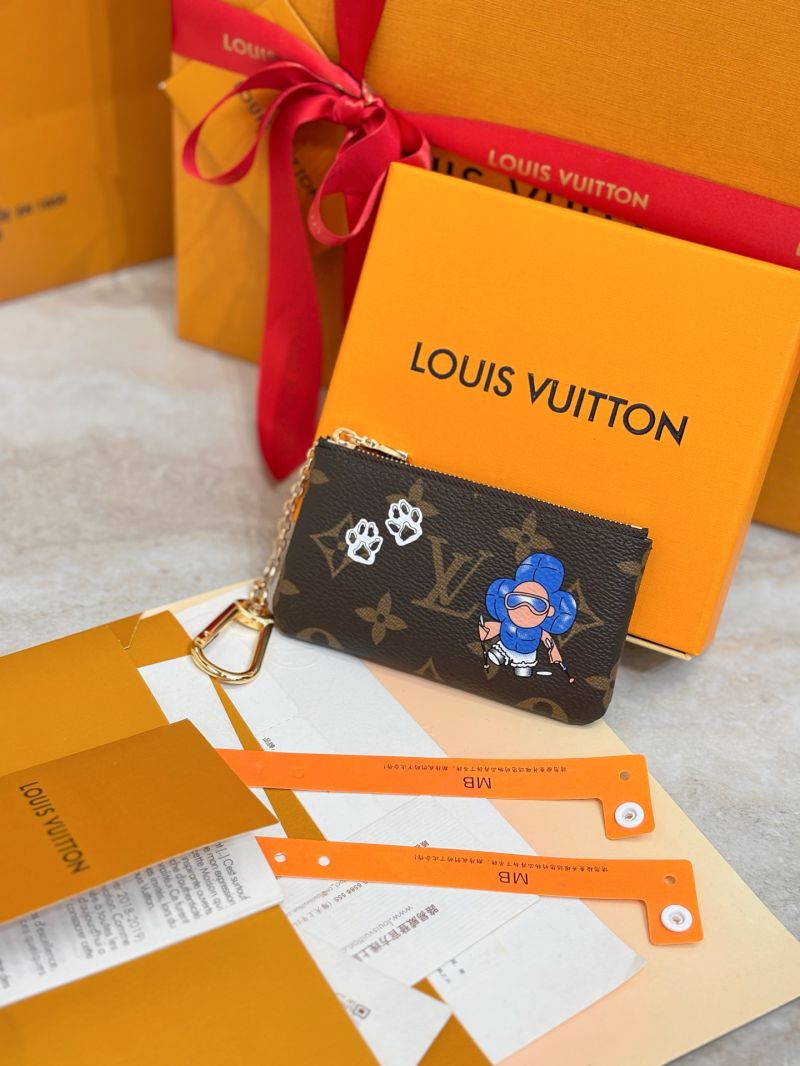 Louis Vuitton LV Key Pouch monogram canvas stars and Vivienne M15341