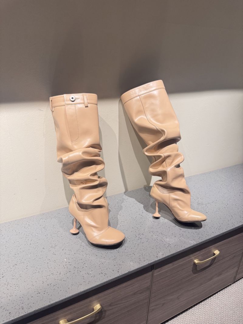 Loewe Toy Over the Knee Boot in Nappa Lambskin L815S04X Beige