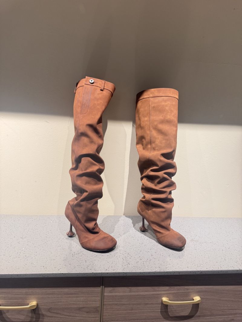 Loewe Toy Over The Knee Boot in Suede L815S04X Brown