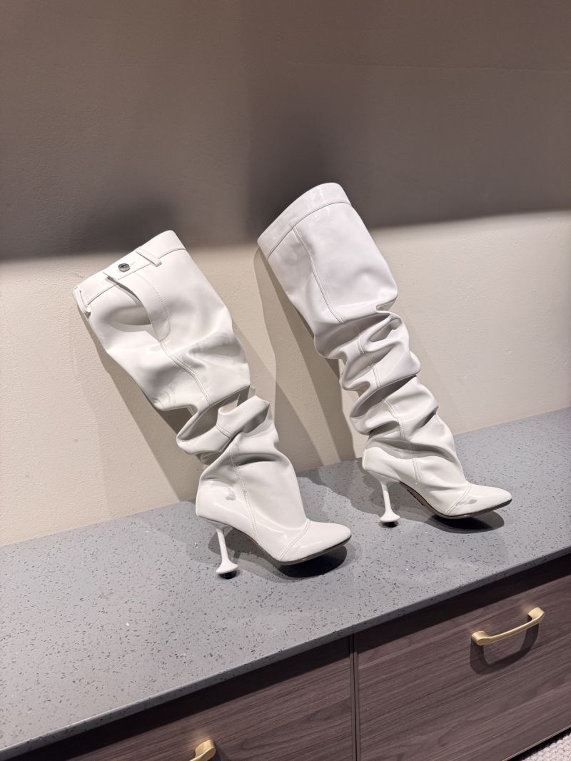 Loewe Toy Over The Knee Boot in Nappa Lambskin L815S04X White