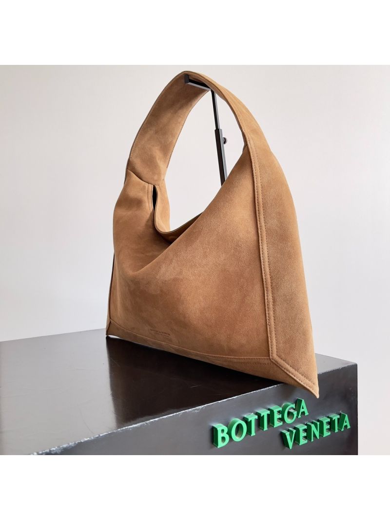 Bottega Veneta BV Small suede Calfskin Shoulder Bag 803977 taupe