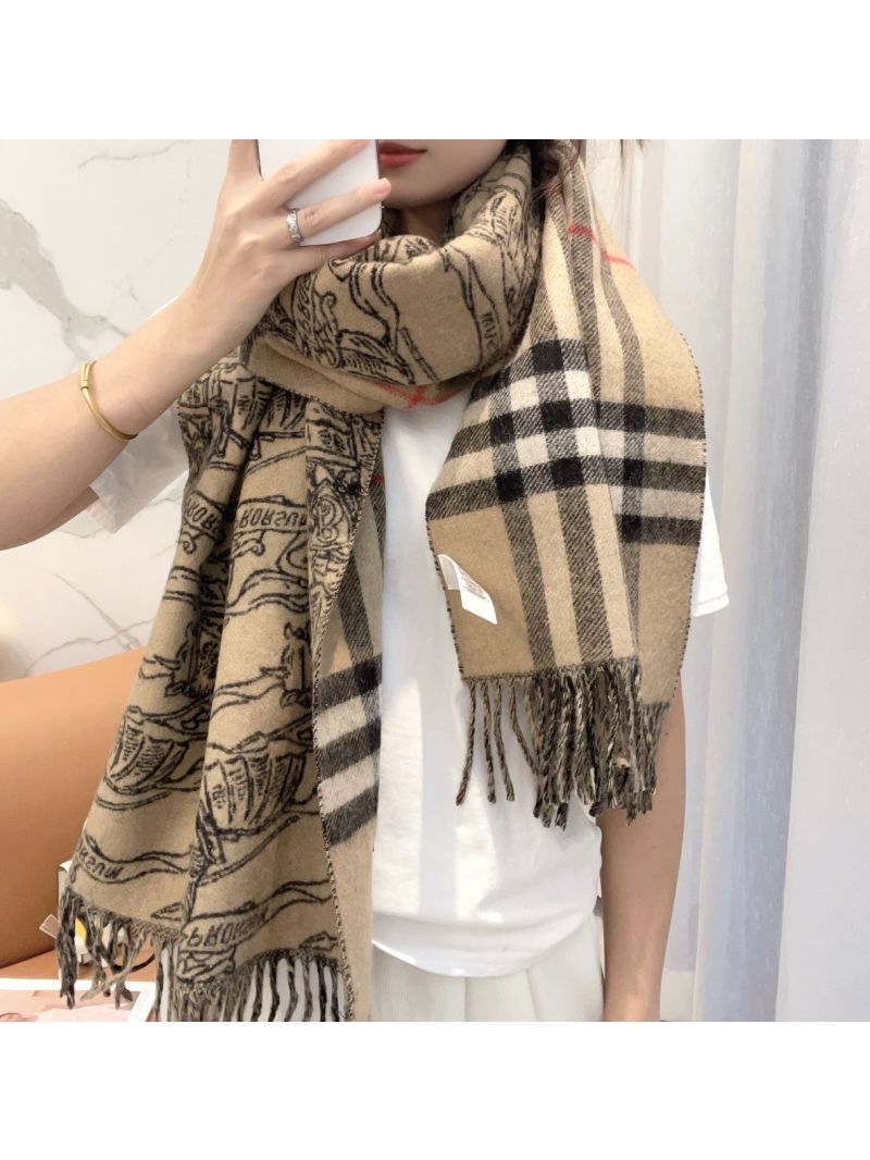 Burberry Reversible EKD Cashmere Scarf Archive beige – Luxurious Double-Sided Winter Accessory