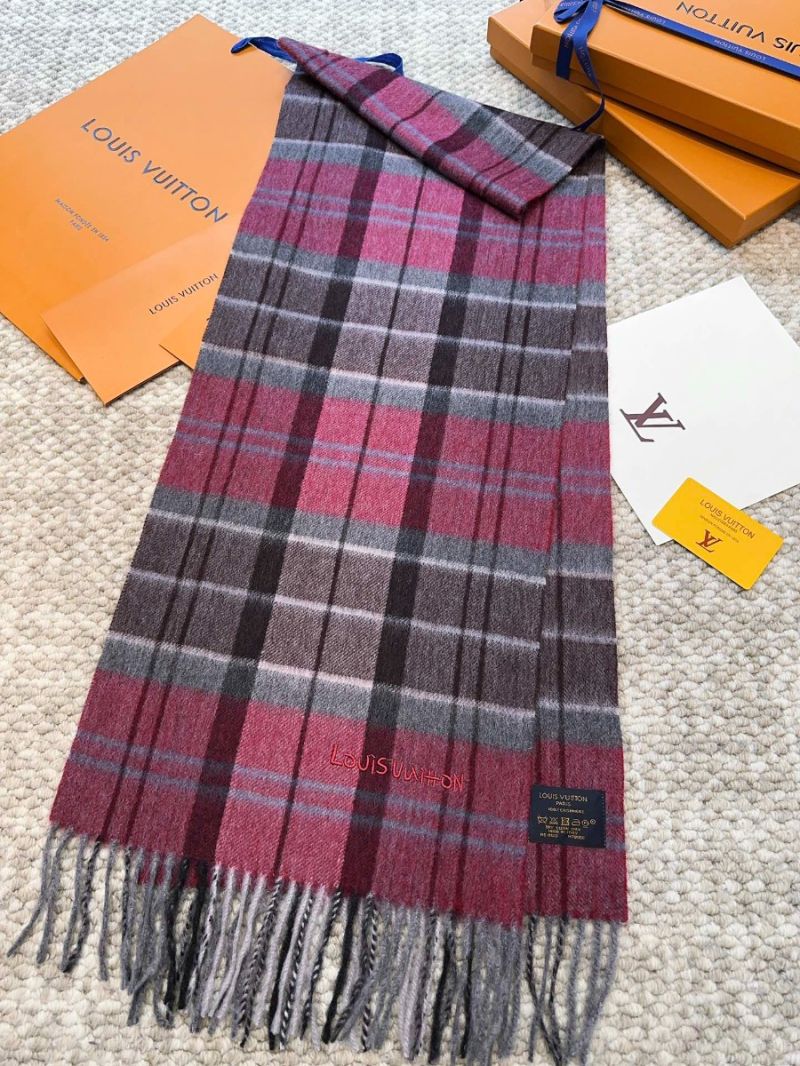 Louis Vuitton LV Escale Monogram Silk-Cashmere Scarf – Bohemian Elegance