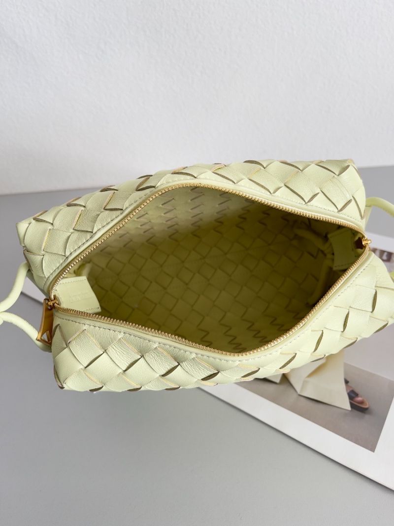Bottega Veneta BV Small Loop Camera Bag 680255 lemon washed