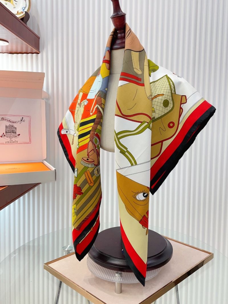 Hermes Saddle Maker Silk Scarf – Exclusive New Release 90 cm x 90 cm 2