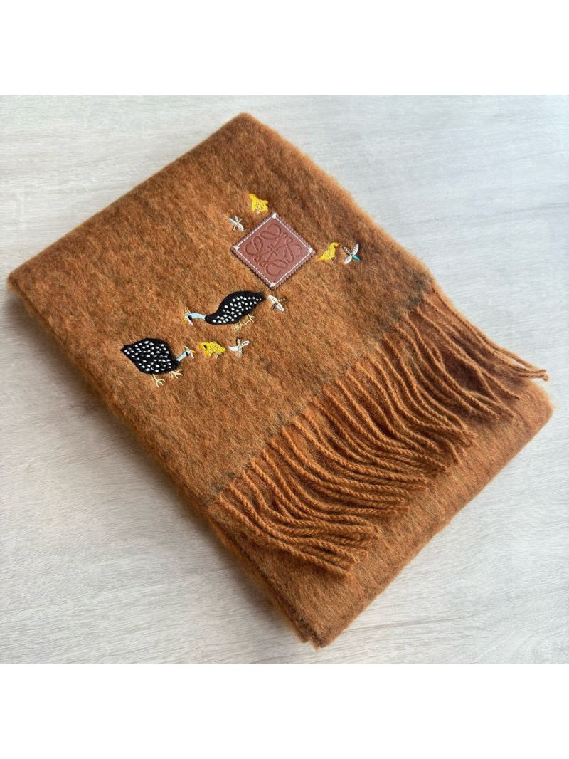 Loewe x Suna Fujita Collaboration Scarf – 185 x 23 cm brown