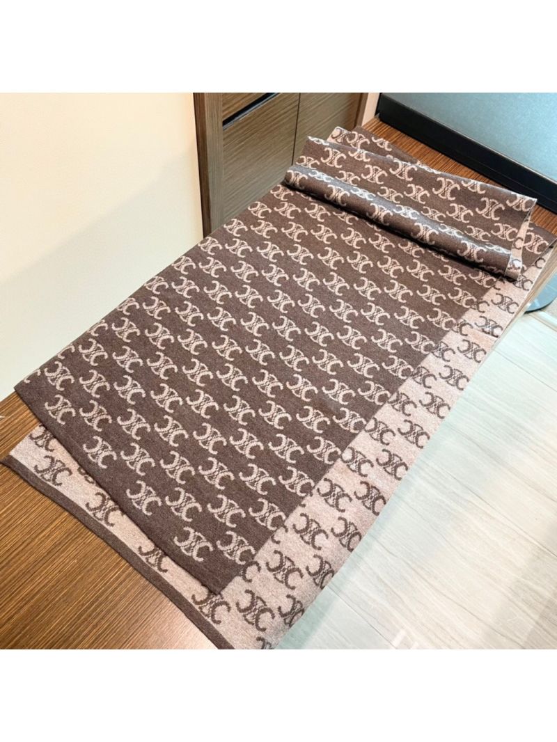 Celine 2025 Luxury Knit Cashmere Scarf - Exquisite Fashion for All 30*180 cm type A