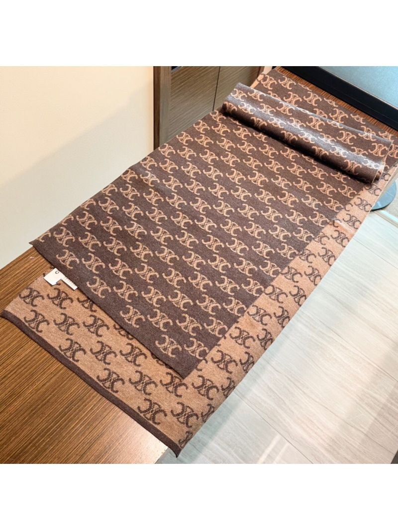 Celine 2025 Luxury Knit Cashmere Scarf - Exquisite Fashion for All 30*180 cm type C