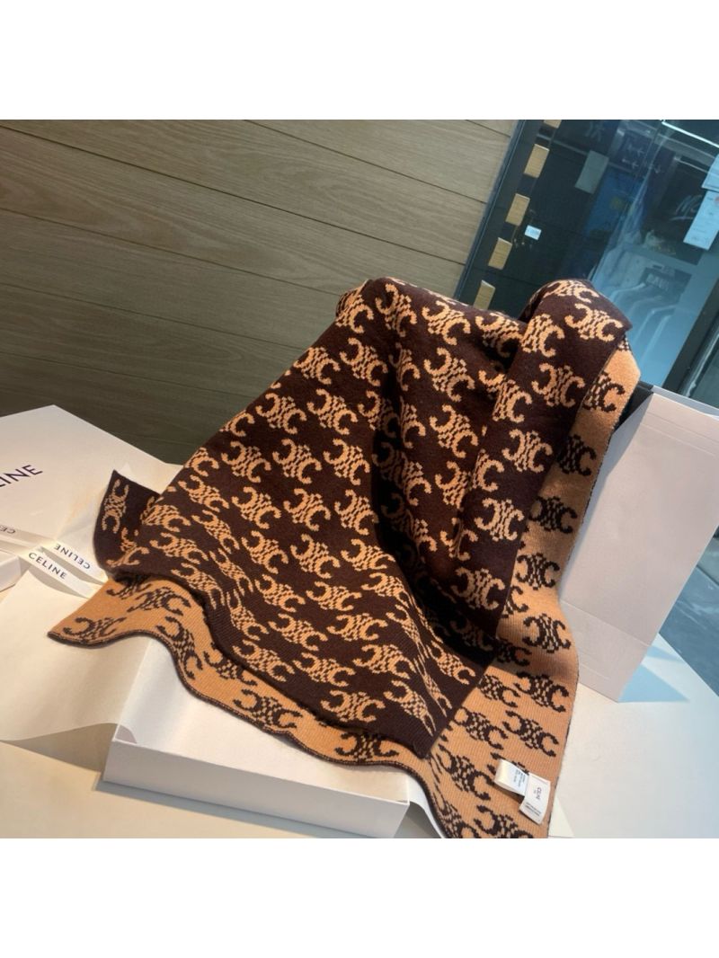 Celine Classic Oversized Cashmere Scarf 45*180 cm