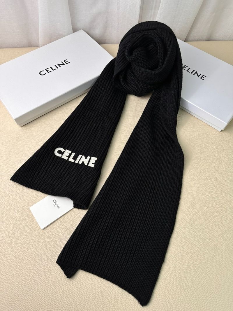 CELINE Classic Cashmere Scarf - 230 x 30 cm black