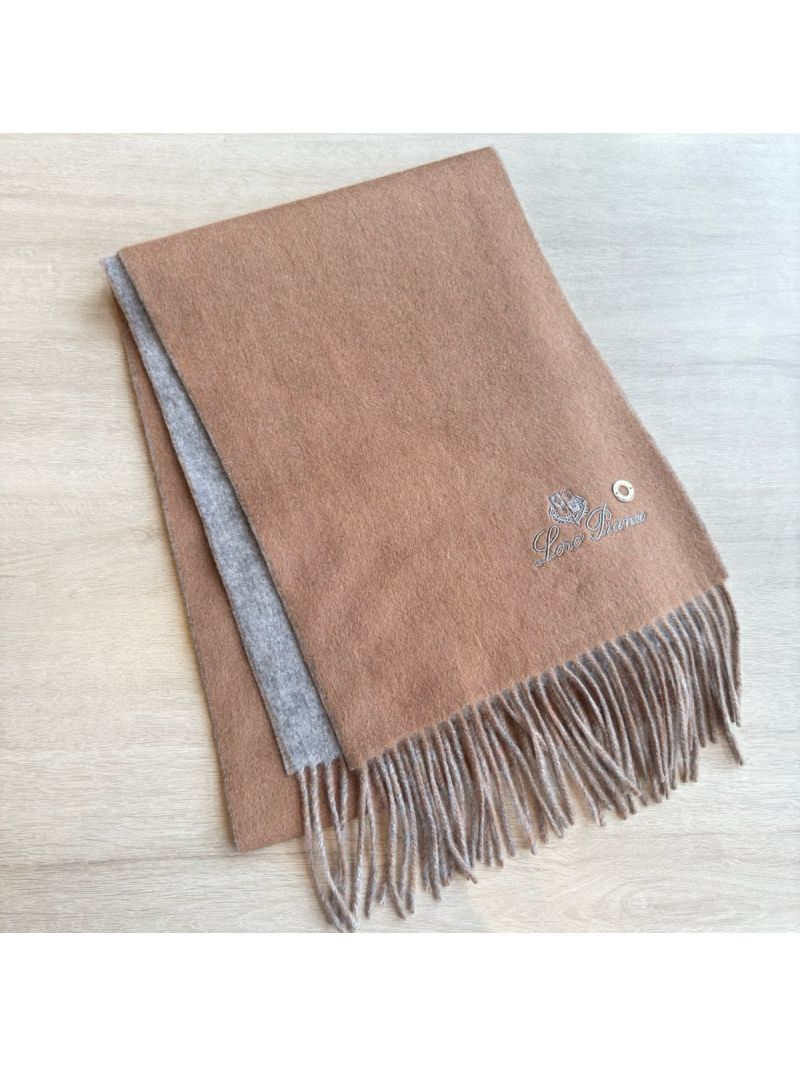 Loro Piana Double-Faced Cashmere Scarf 180 x 30 cm - Luxurious Autumn/Winter Scarf
