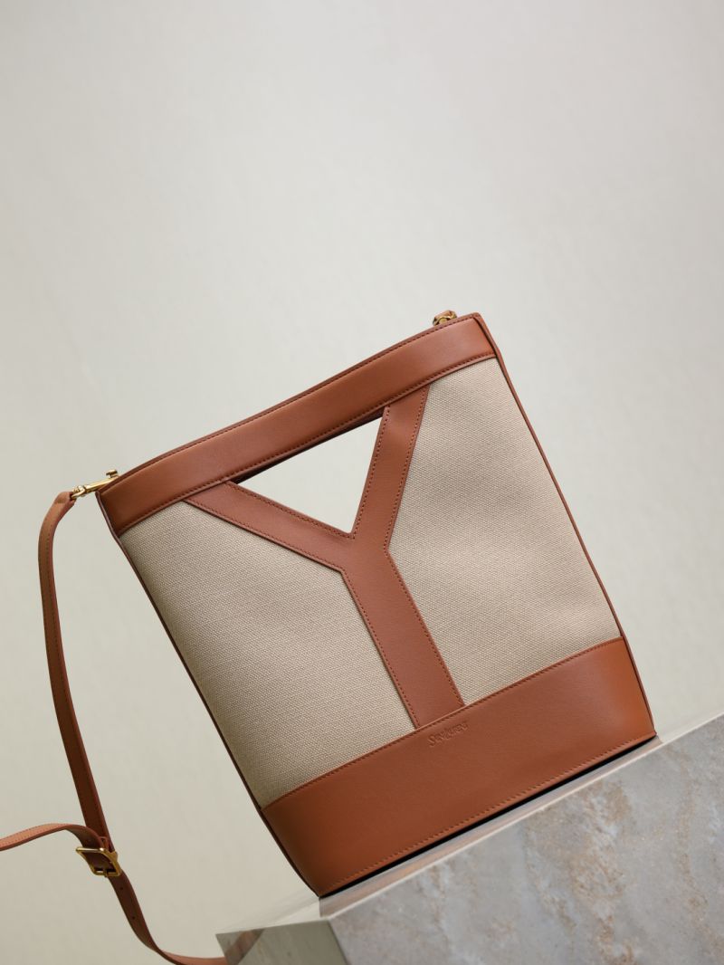 SAint Laurent YSL Y leather small bucket bag 808224 Dessert Dust and Brick