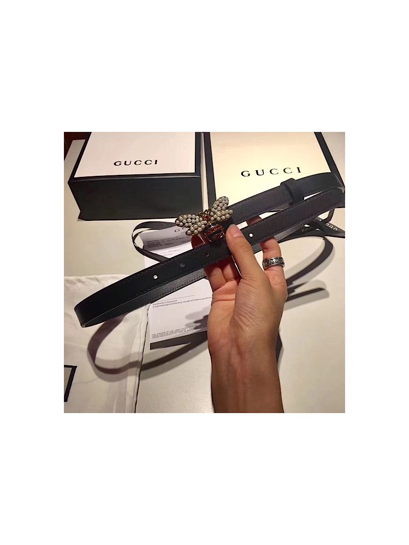 Gucci Queen Margaret leather belt 476452