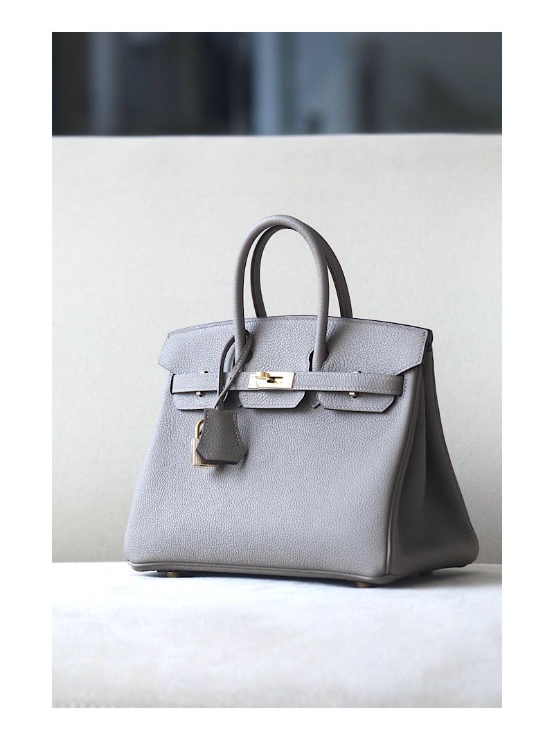 Hermes Birkin Gris Asphalt Togo Leather