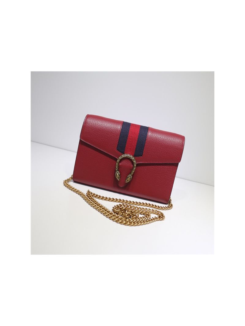 Gucci mini GG Web Dionysus shoulder bag 481377 red