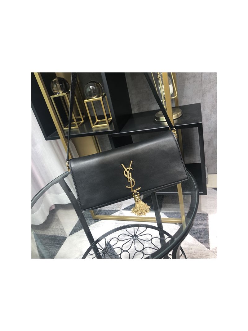 YSL Saint Laurent Kate 99 in black lambskin