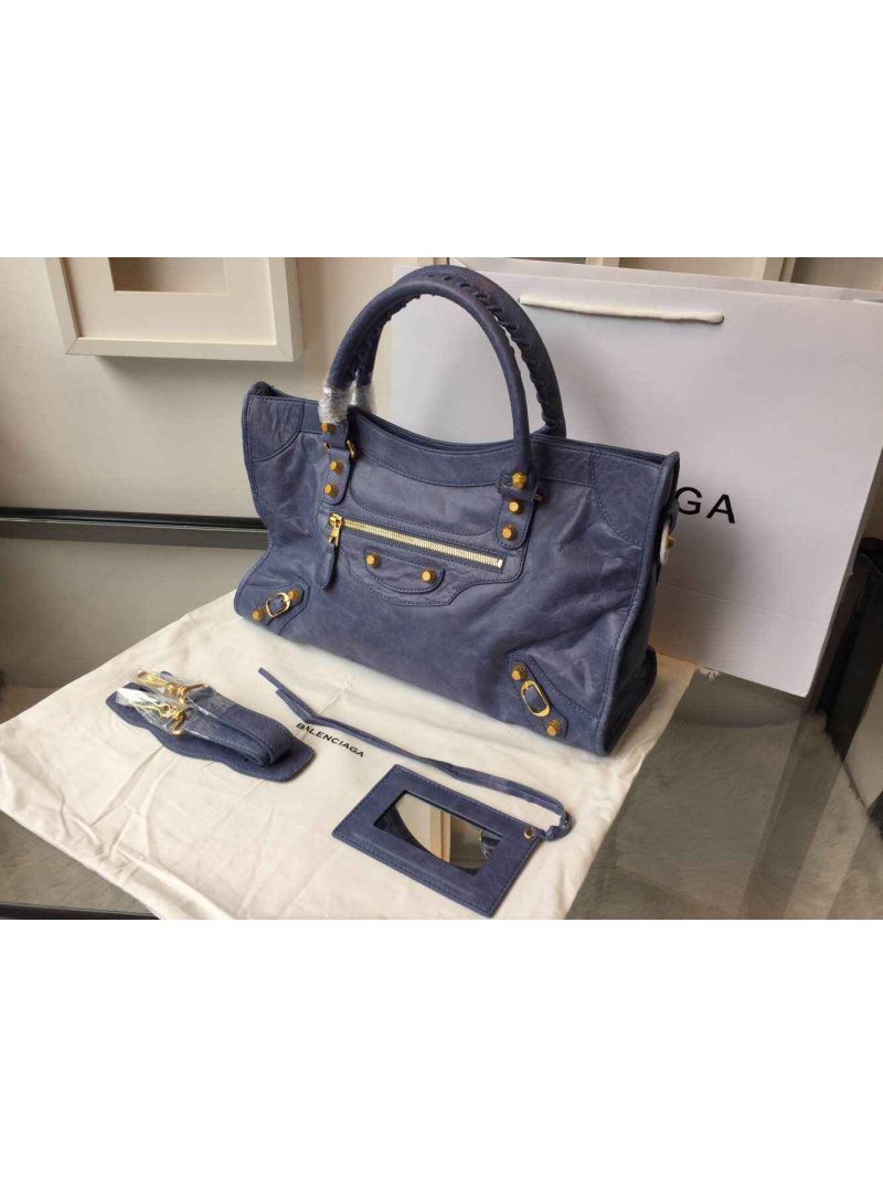 Balenciaga Giant Gold City Dark Blue