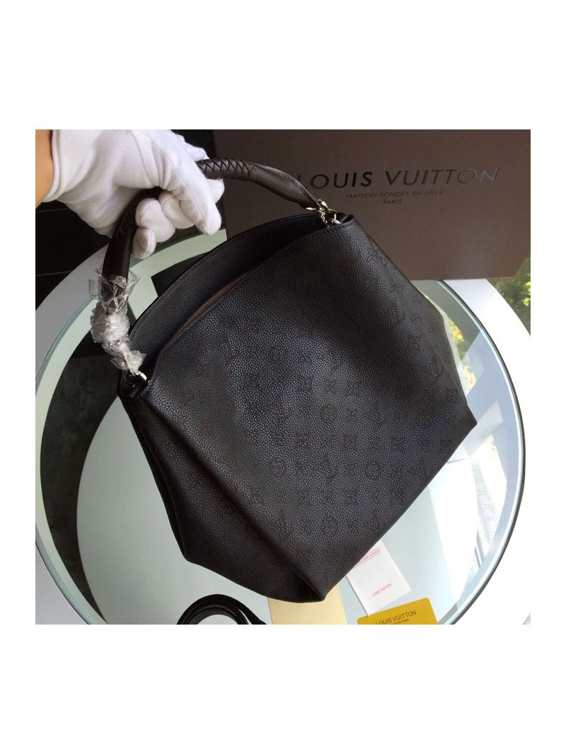 Louis Vuitton Babylone PM with Noir Mahina leather