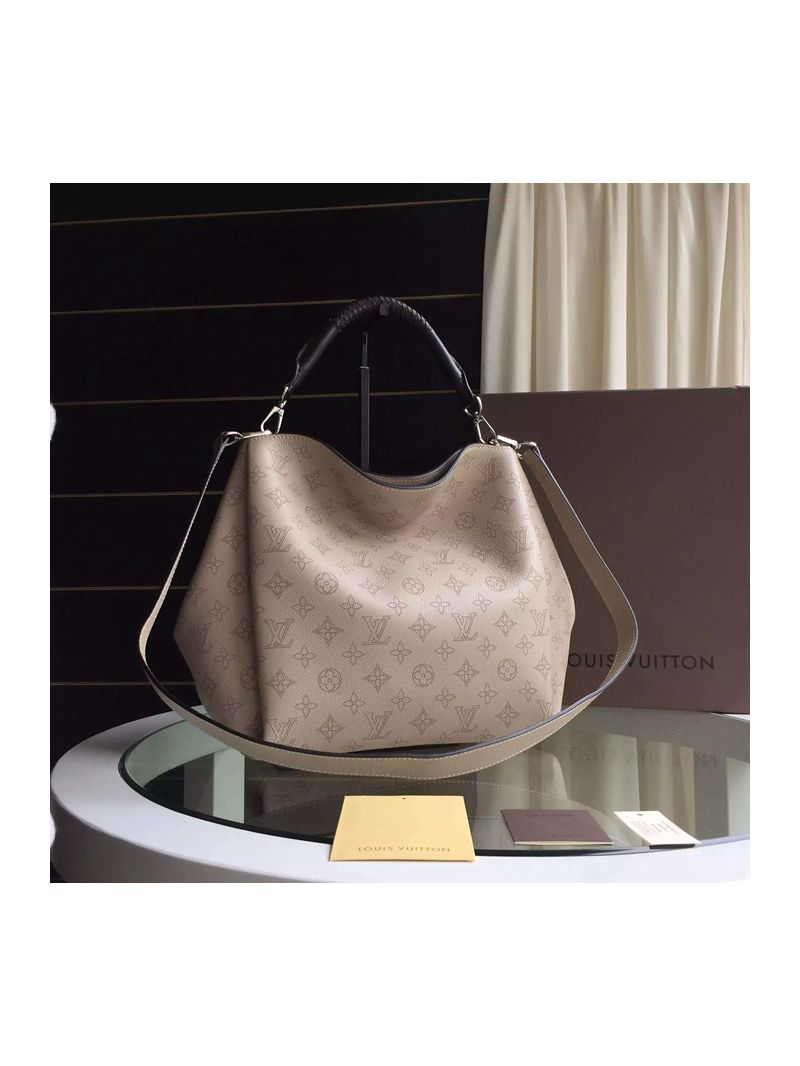 Louis Vuitton Babylone PM with Galet Mahina leather