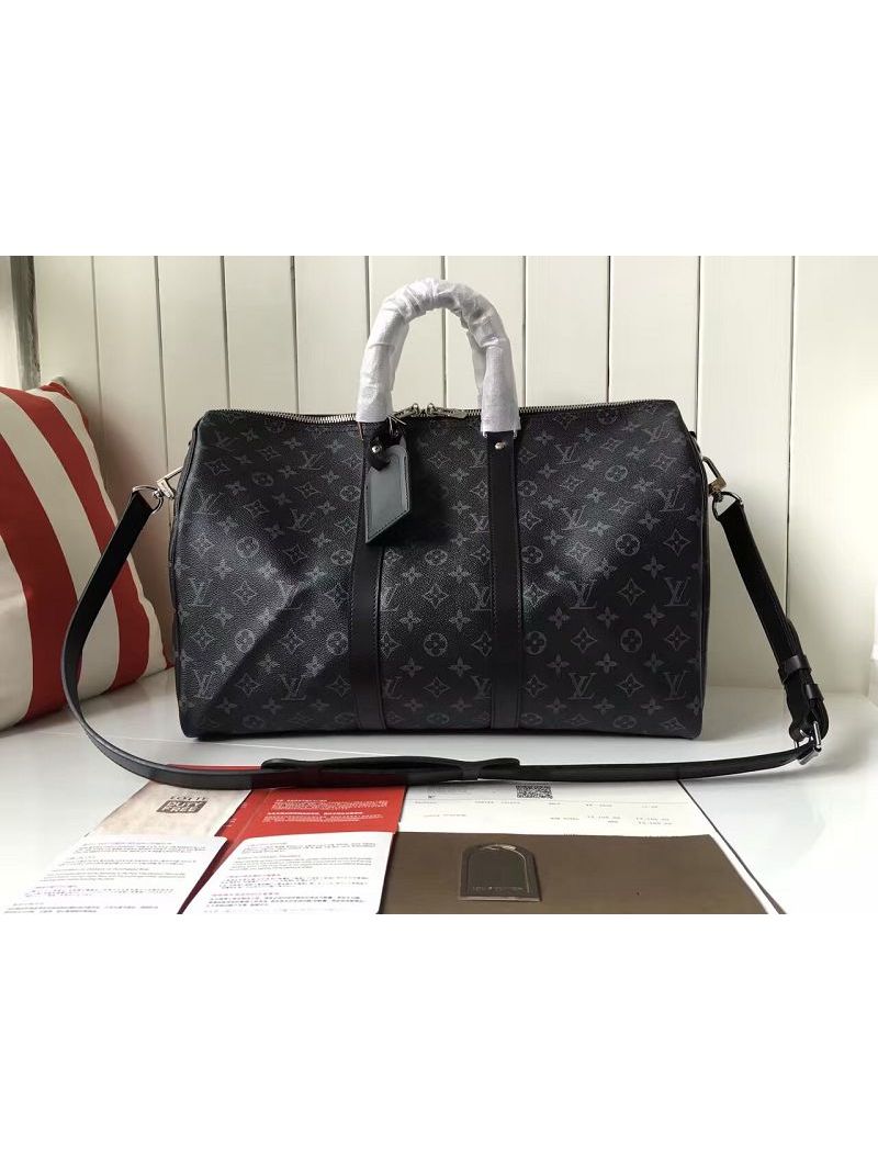 Louis Vuitton Keepall 45 Bandouliere Monogram Eclipse M40569
