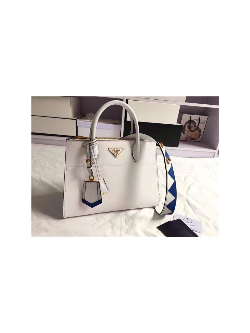 Prada Paradigme White Bag 1ba102 1ba103