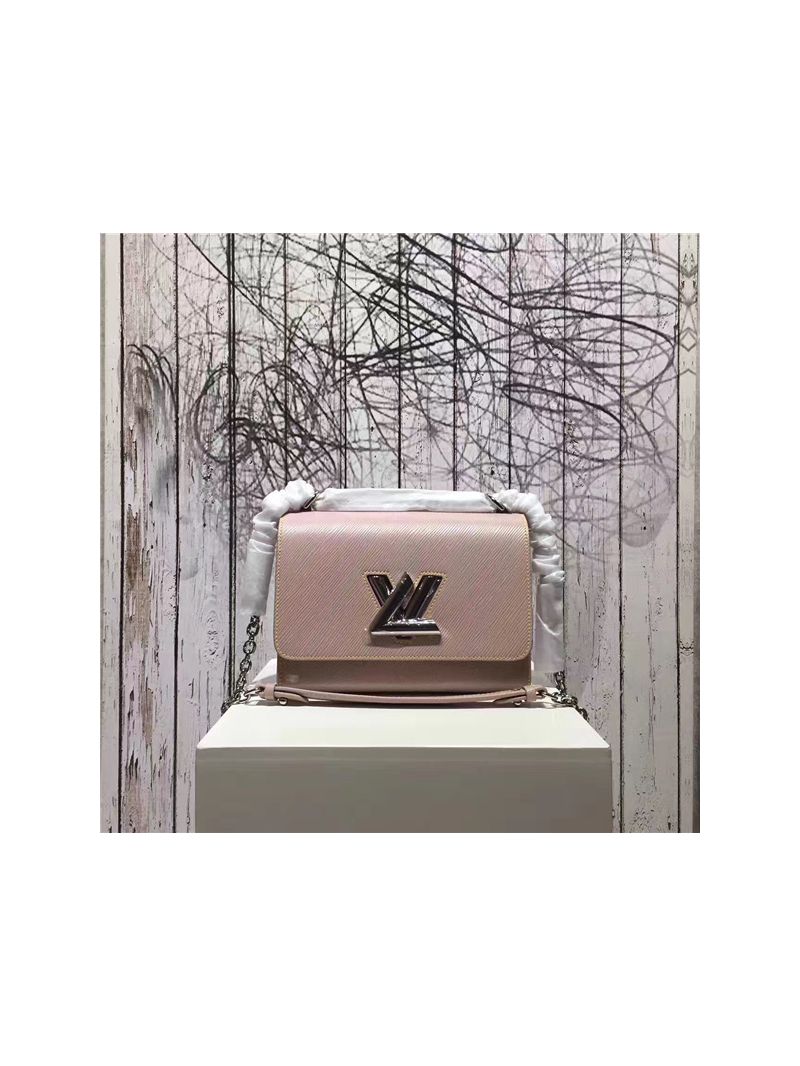 Louis Vuitton Twist MM Bag M50282 rose ballerine