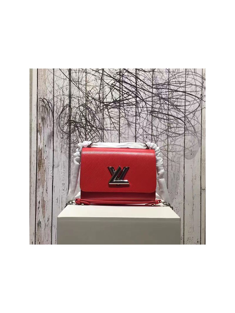 Louis Vuitton Twist MM Bag M50282 Coquelicot