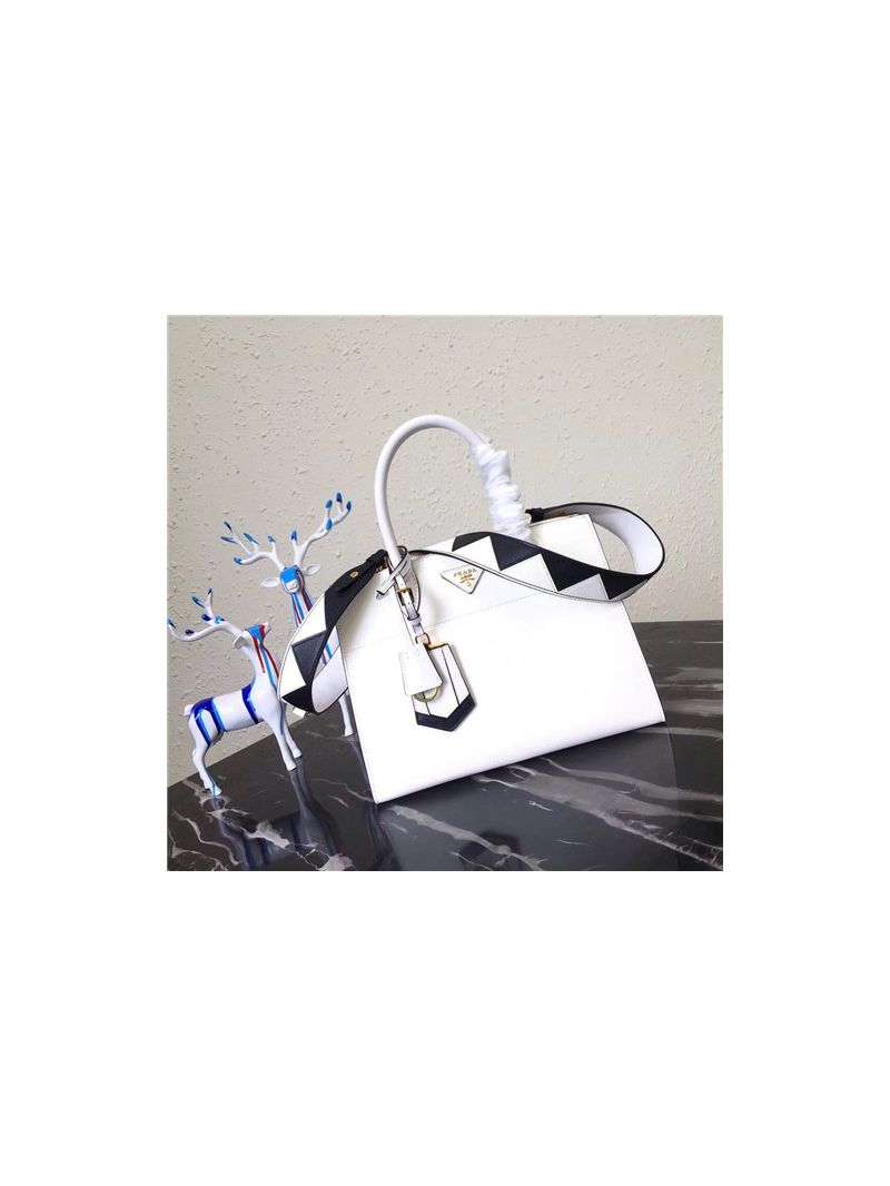 Prada Paradigme White Bag 1ba102 