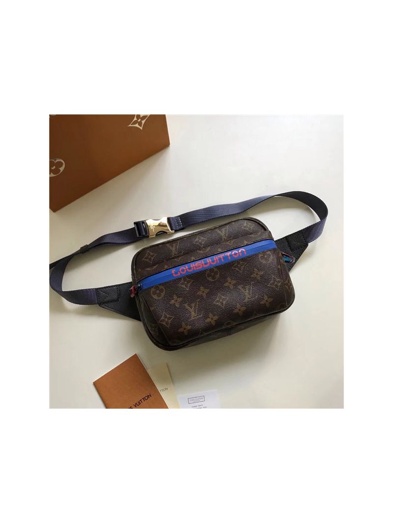 Louis Vuitton LV Sac Ceinture PM bumbag M43828 blue label