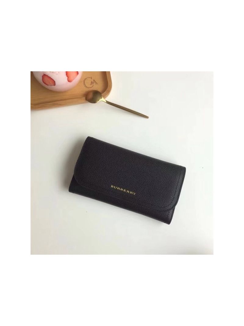 Burberry leather Continental Kenton Wallet and Pouch 40731391 black