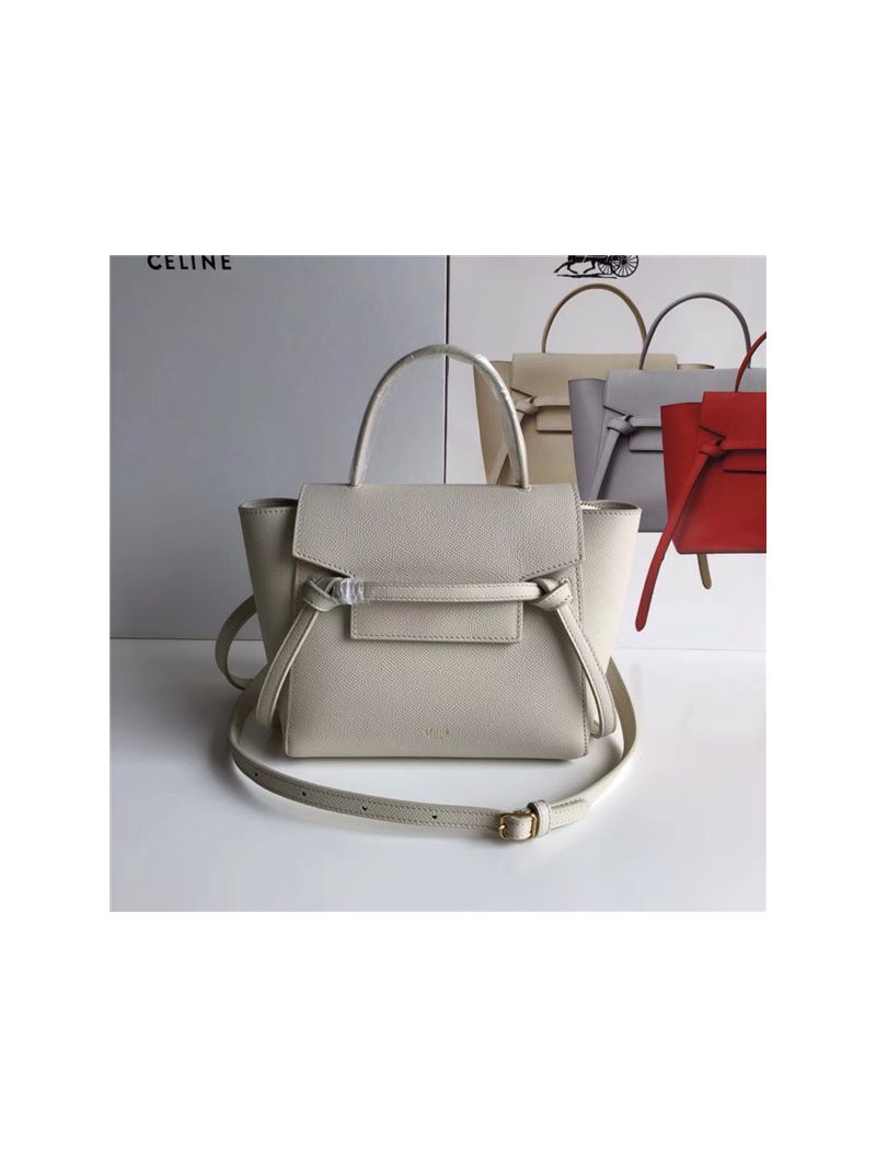 Celine Nano Belt Bag In clay Grained Calfskin 185003