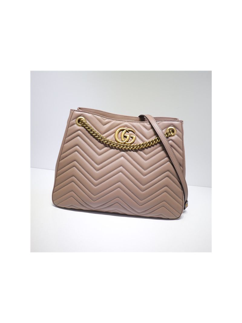 Gucci GG Marmont medium matelassé shoulder bag 453569 antique rose