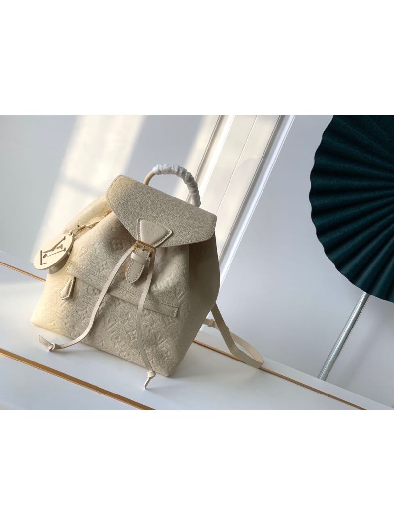 Louis Vuitton LV MONTSOURIS Backpack M45205 New Creme