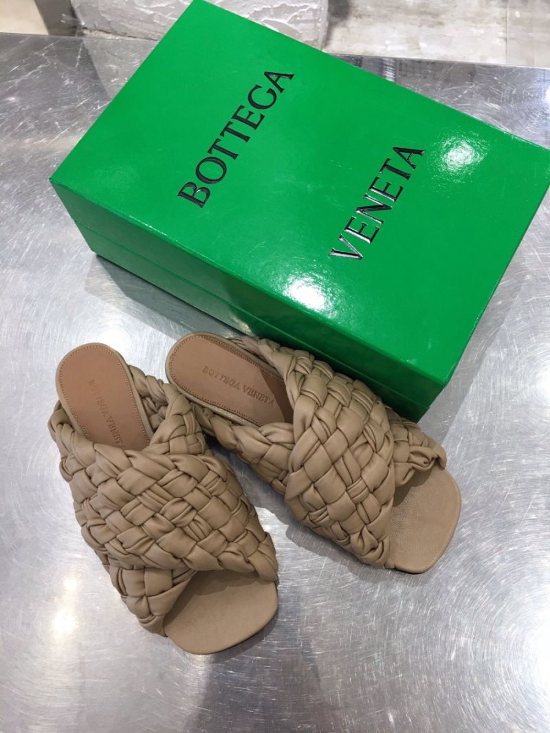Bottega Veneta BV Board Sandals 631935 Camel