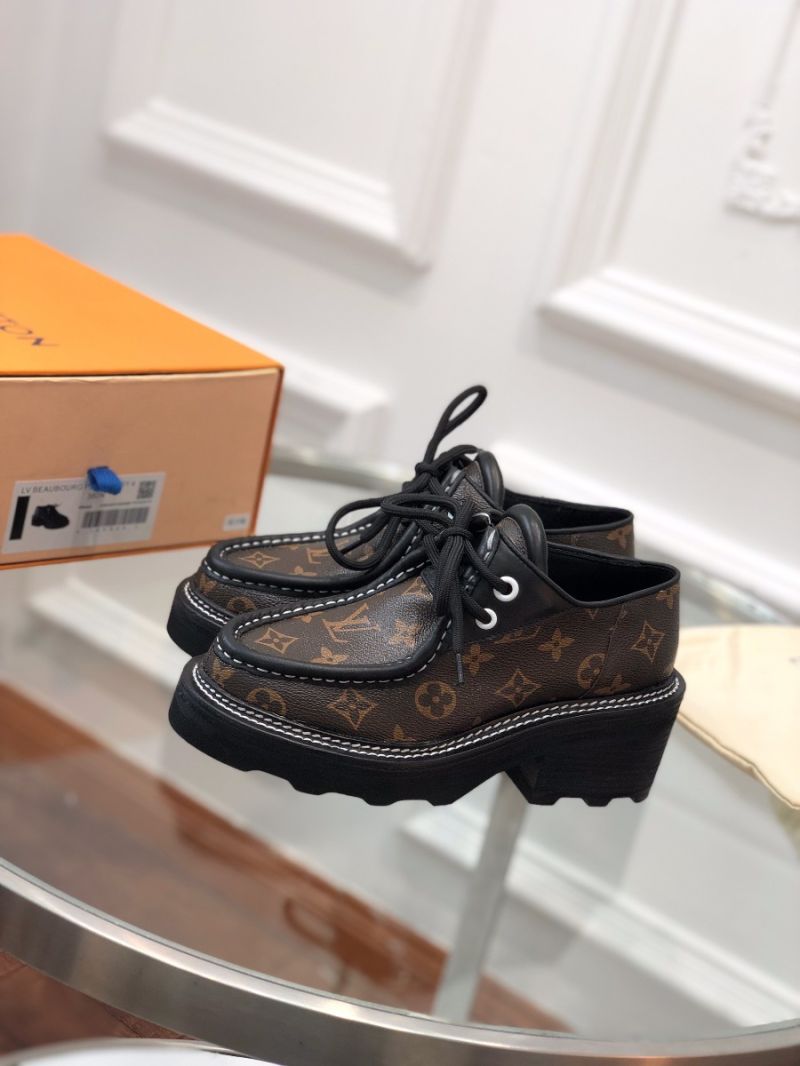 Louis Vuitton LV Beaubourg Platform Derby 1A5SS4 Monogram