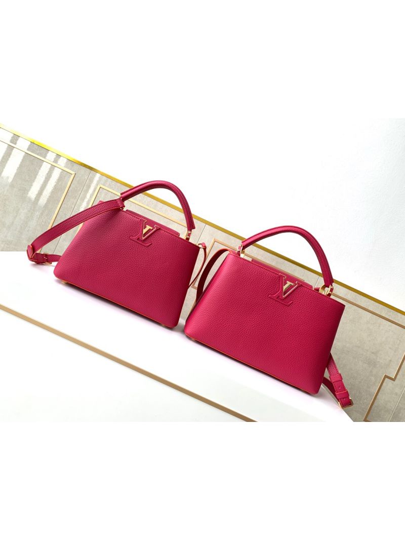 Louis Vuitton Capucines rosy pink