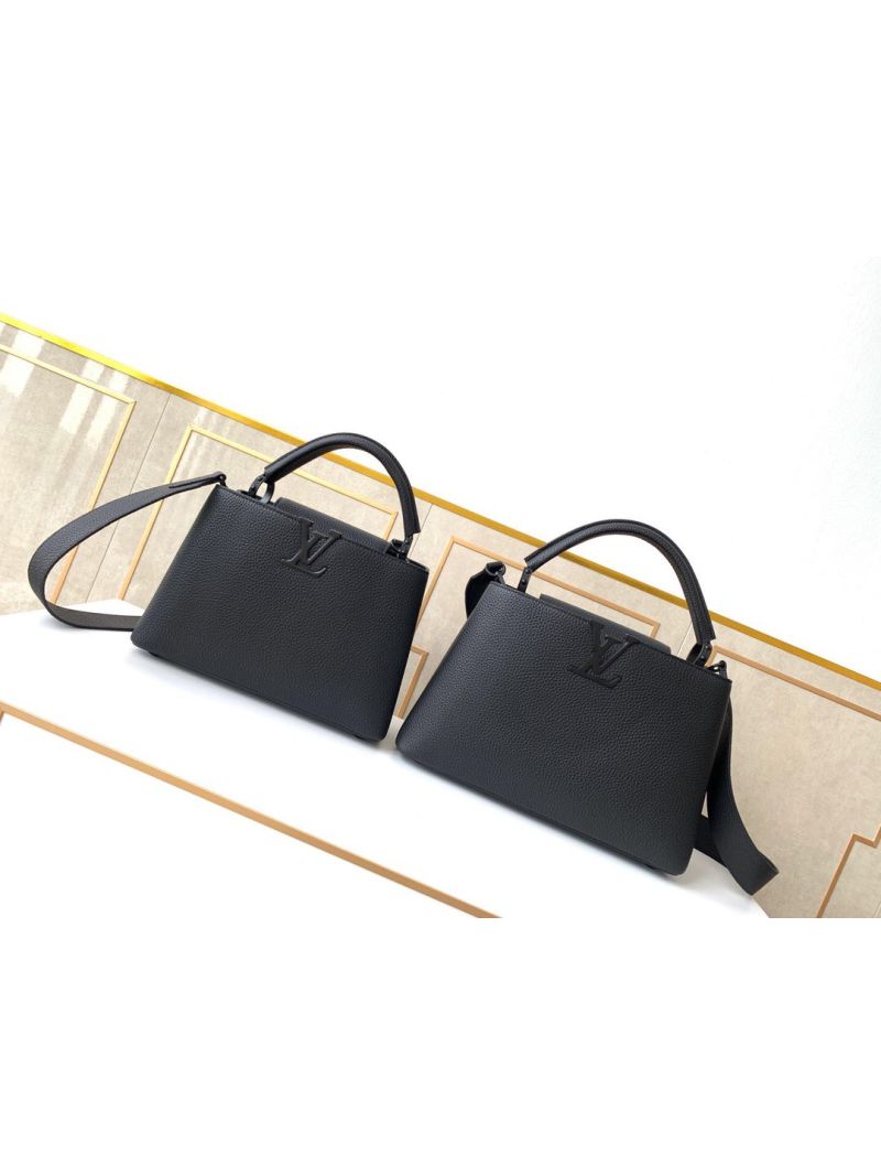 Louis Vuitton LV All Black Capucines M55855