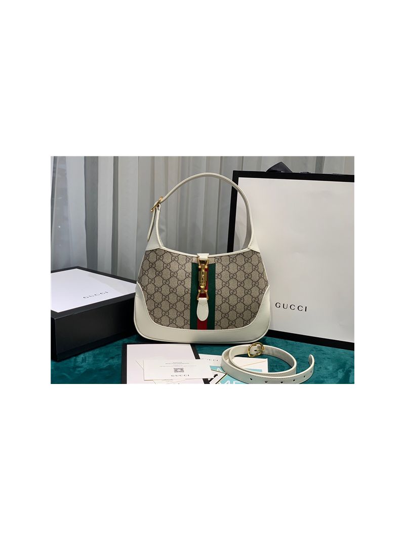 Gucci Jackie 1961 Small Hobo Bag 636706  white