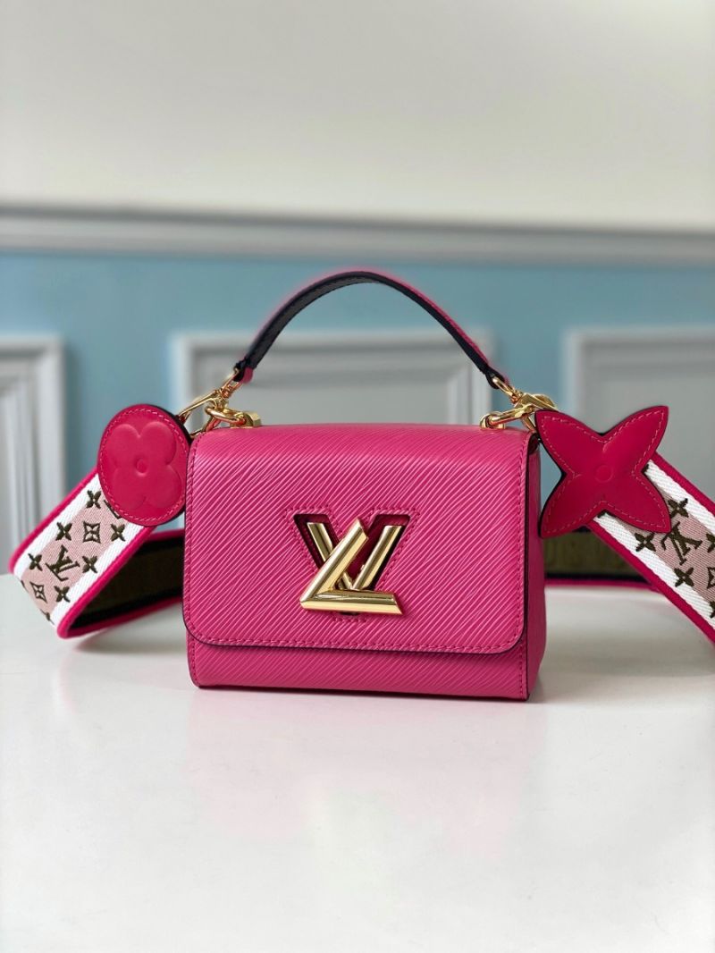 Louis Vuitton LV Twist Mini w Wide Embroidered Strap M57063 Orchid