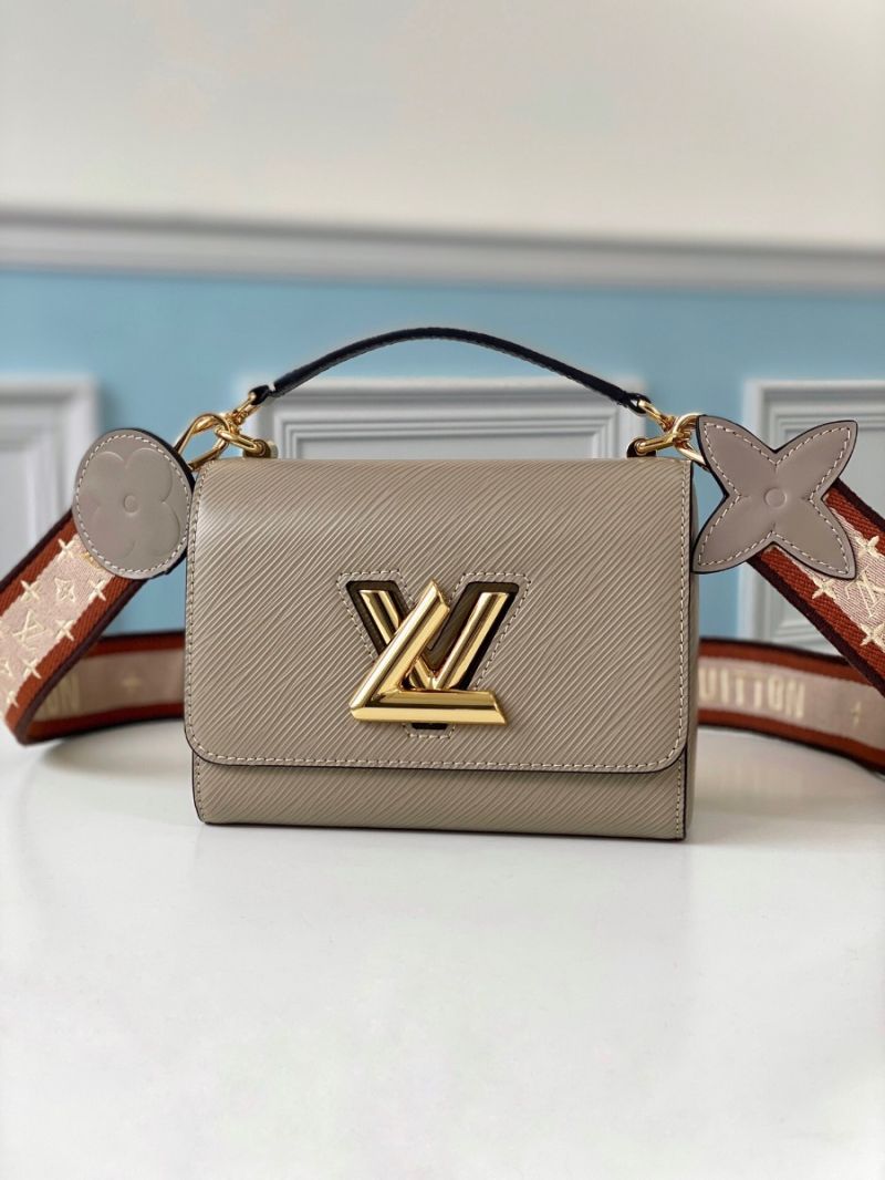 Louis Vuitton LV Twist PM w Wide Embroidered Strap M57049 Galet